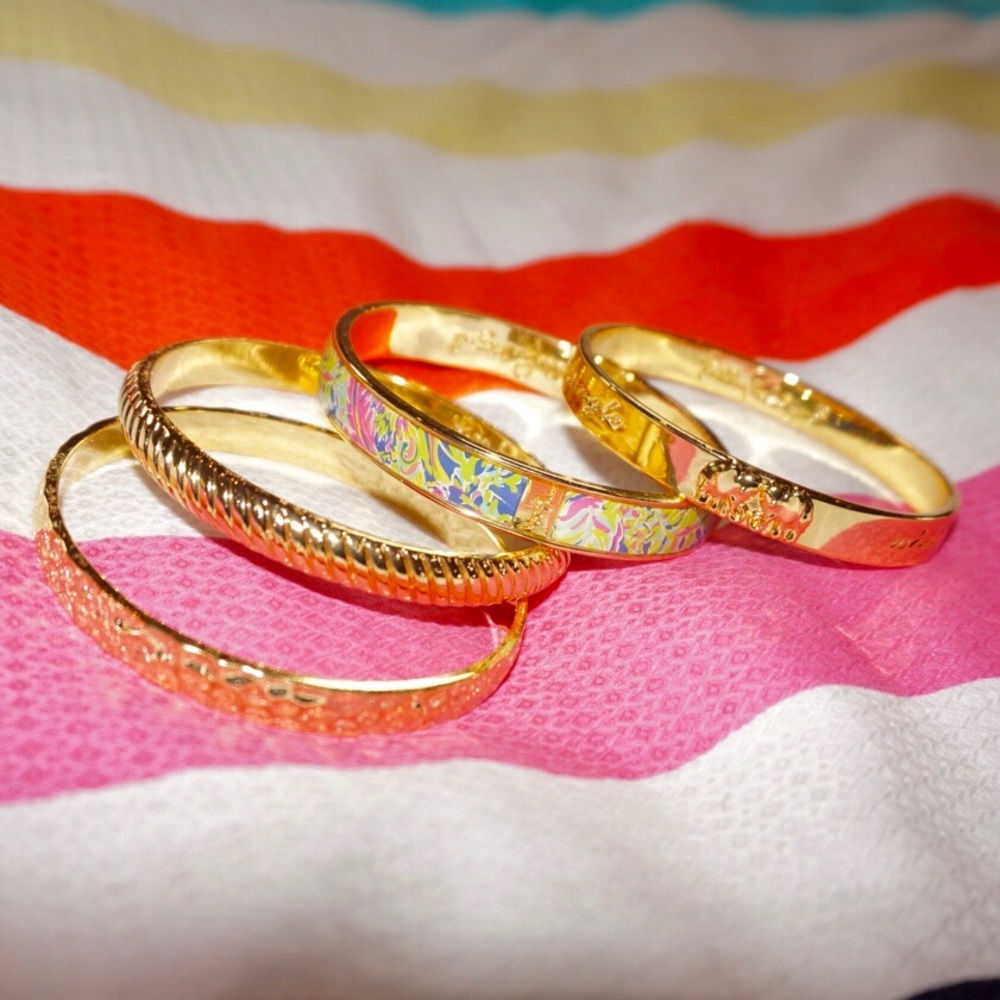 Never Worn Lilly Pulitzer Bangle Bracelets